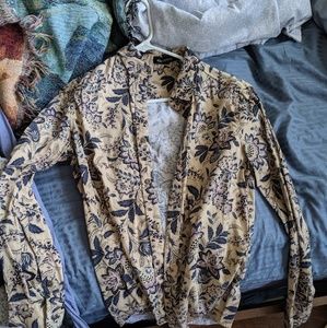 Small floral button up